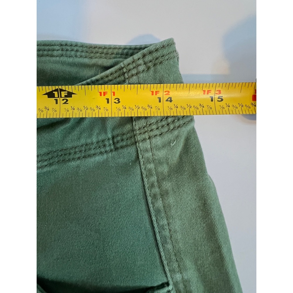 Kut from the Kloth Womens Cargo Shorts Olive Green Size 6 Utility Mini Short - Picture 7 of 7